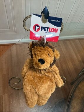 - - Brand New  Petlou Crinkle Dog Toy Lion 12”